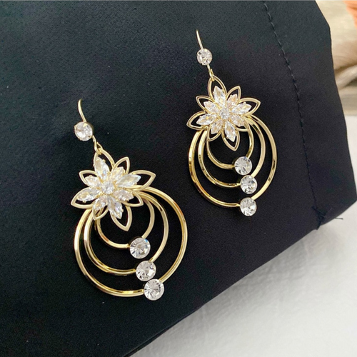 VIMEDA | Crystal Lotus Earrings™  (1+1 GRATIS)
