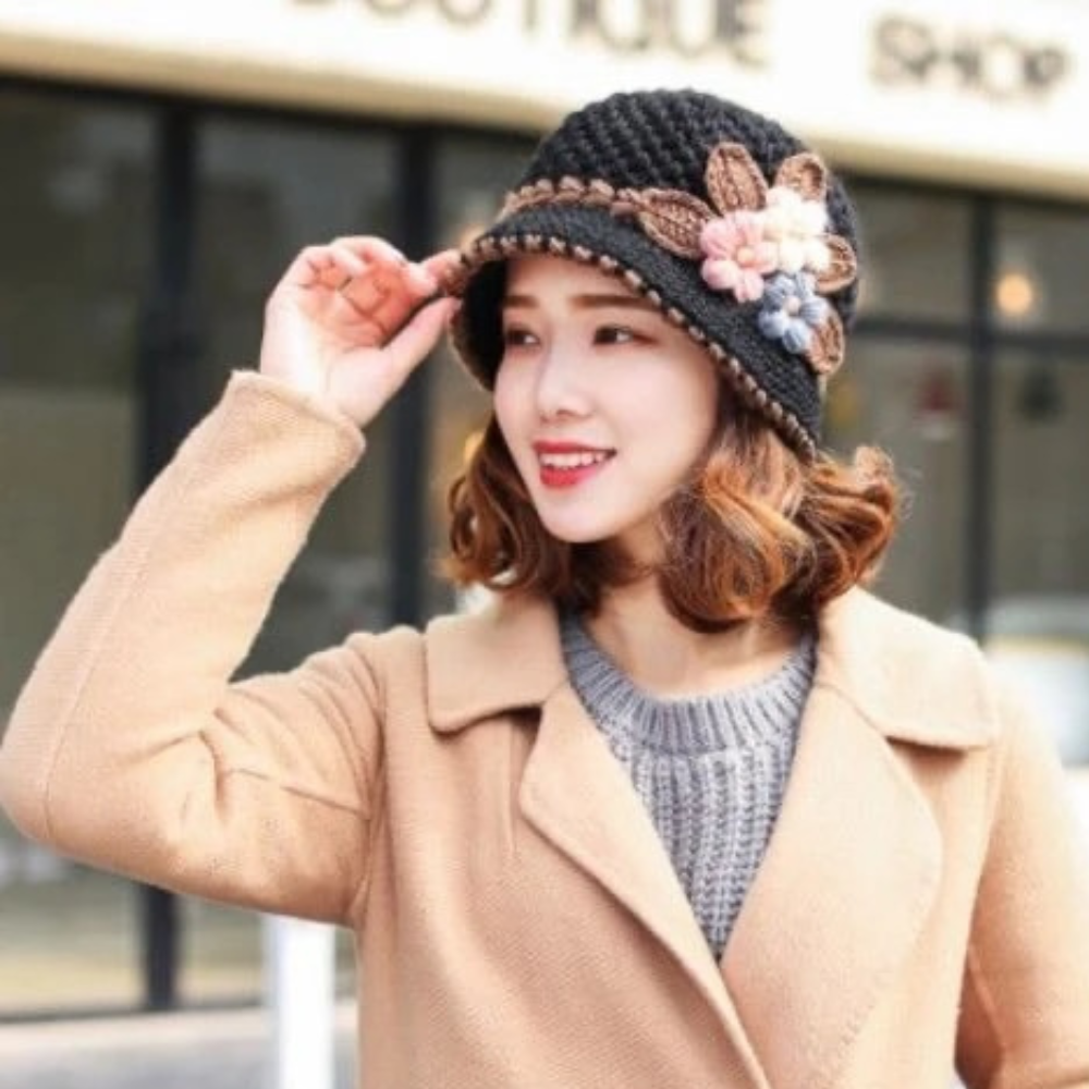 VIMEDA | Floral Knitted Hat™