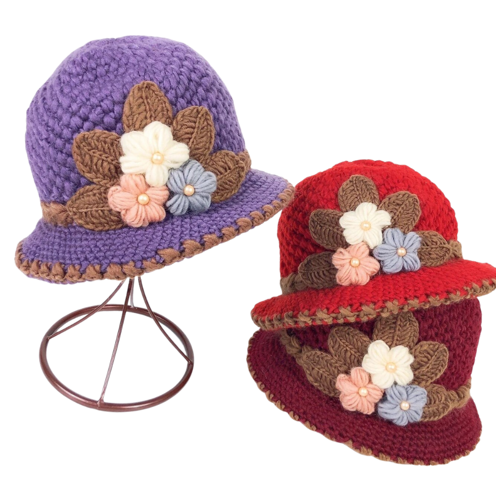 VIMEDA | Floral Knitted Hat™