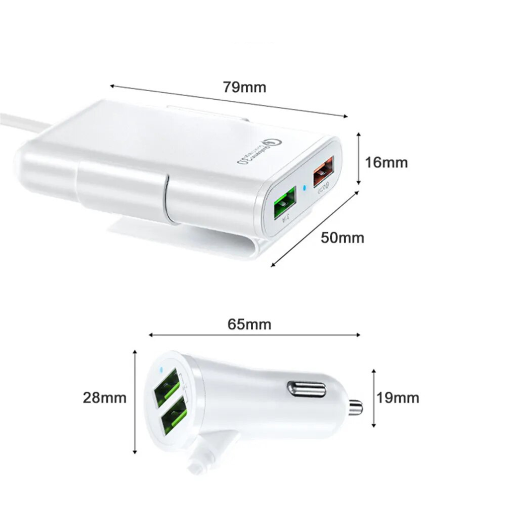 VIMEDA | 4-Port Car Charger™