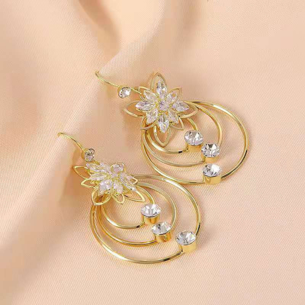VIMEDA | Crystal Lotus Earrings™  (1+1 GRATIS)