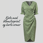 VIMEDA | Kjole med blomsterprint og korte ermer