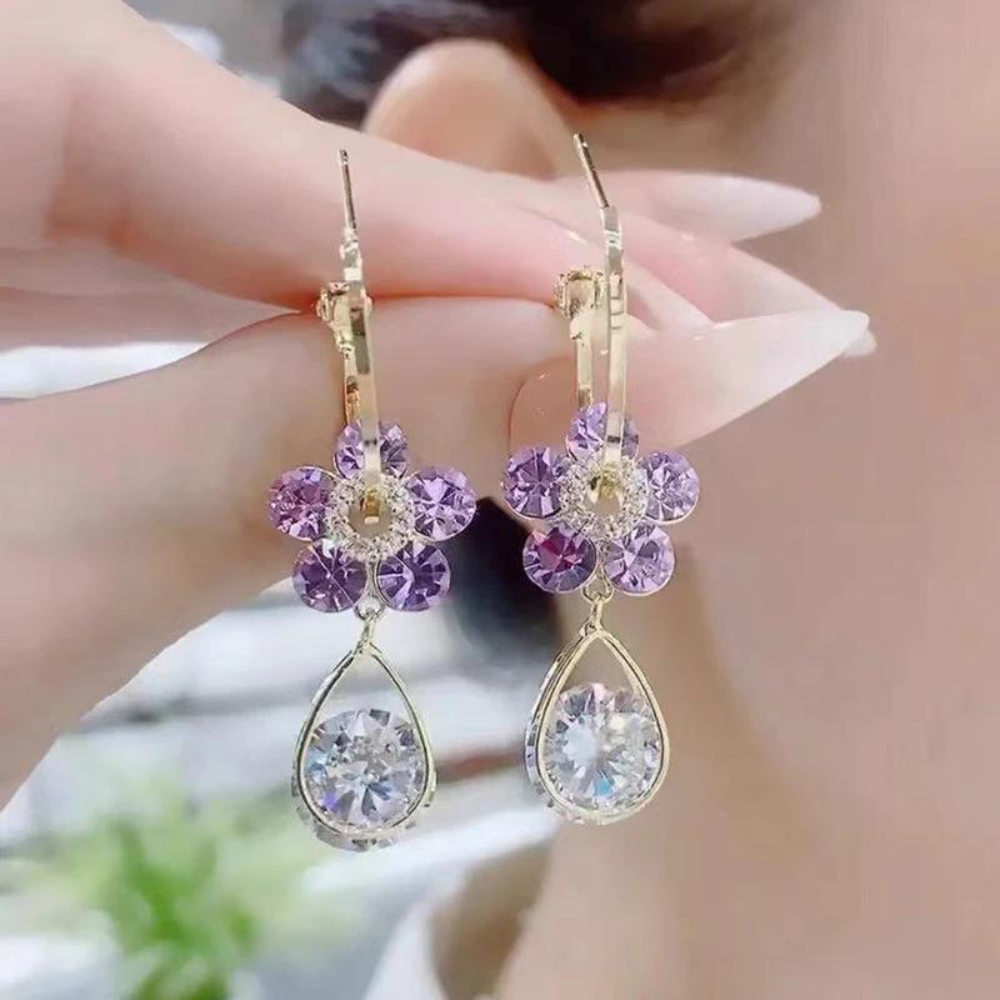 VIMEDA | Flower Crystal Earrings™ (1+1 Par GRATIS)