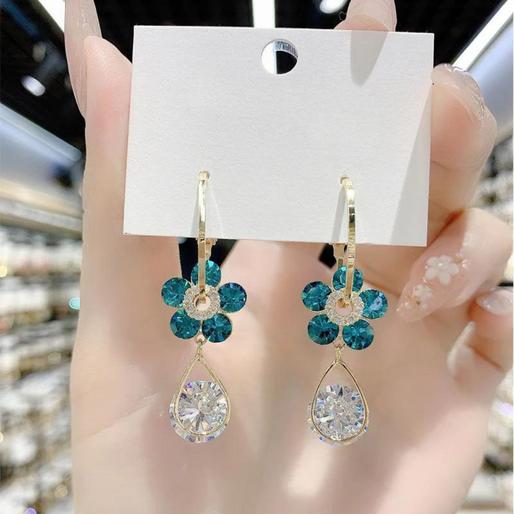VIMEDA | Flower Crystal Earrings™ (1+1 Par GRATIS)