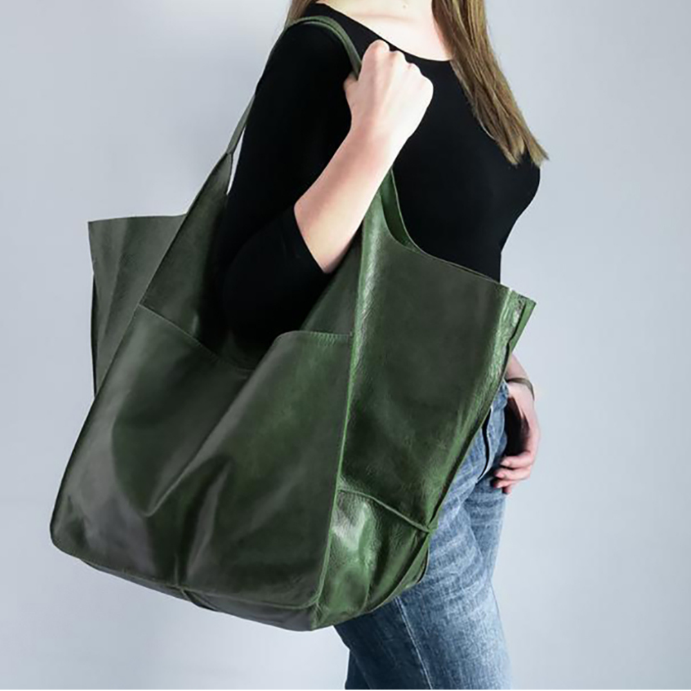 VIMEDA | XL Leather Tote Bag™