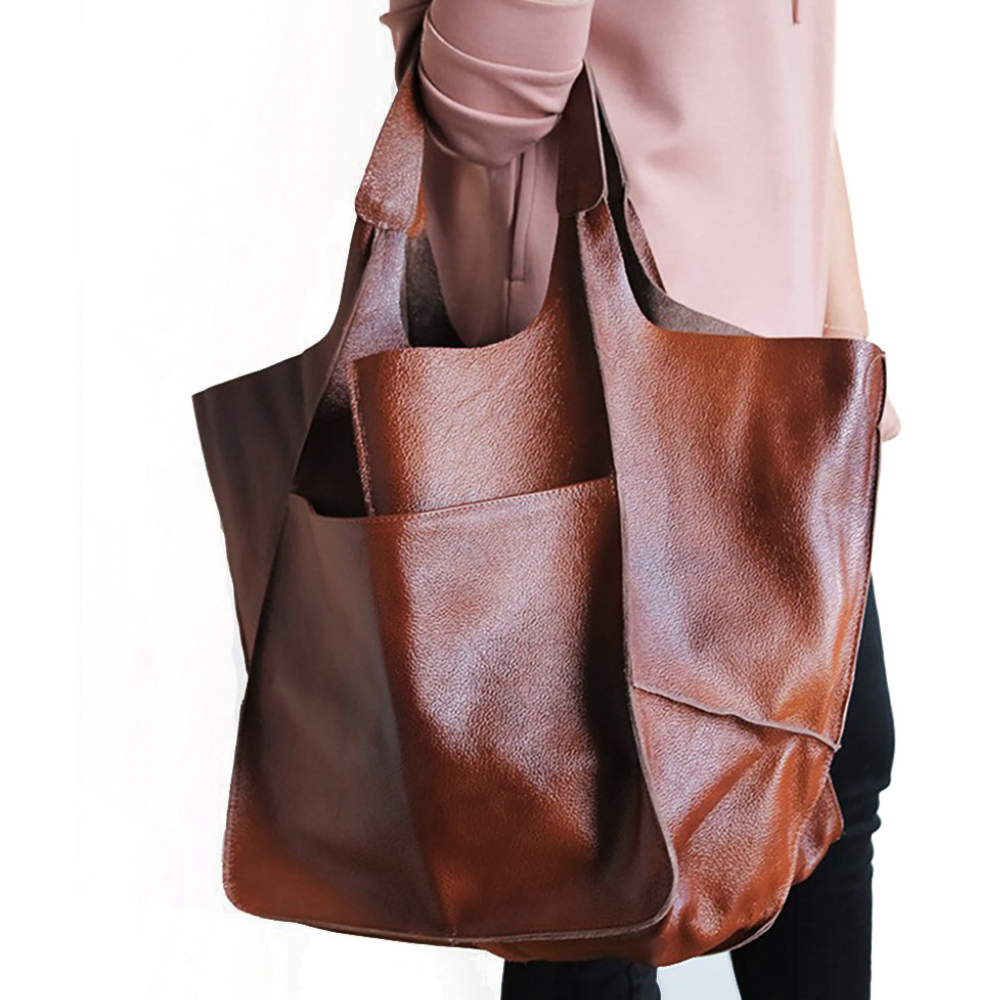 VIMEDA | XL Leather Tote Bag™
