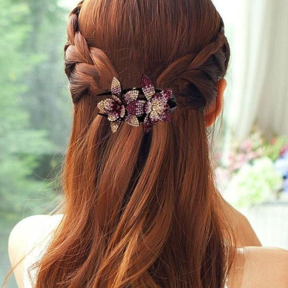 VIMEDA | Floral Rhinestone Hairpin™  (1+1 GRATIS)