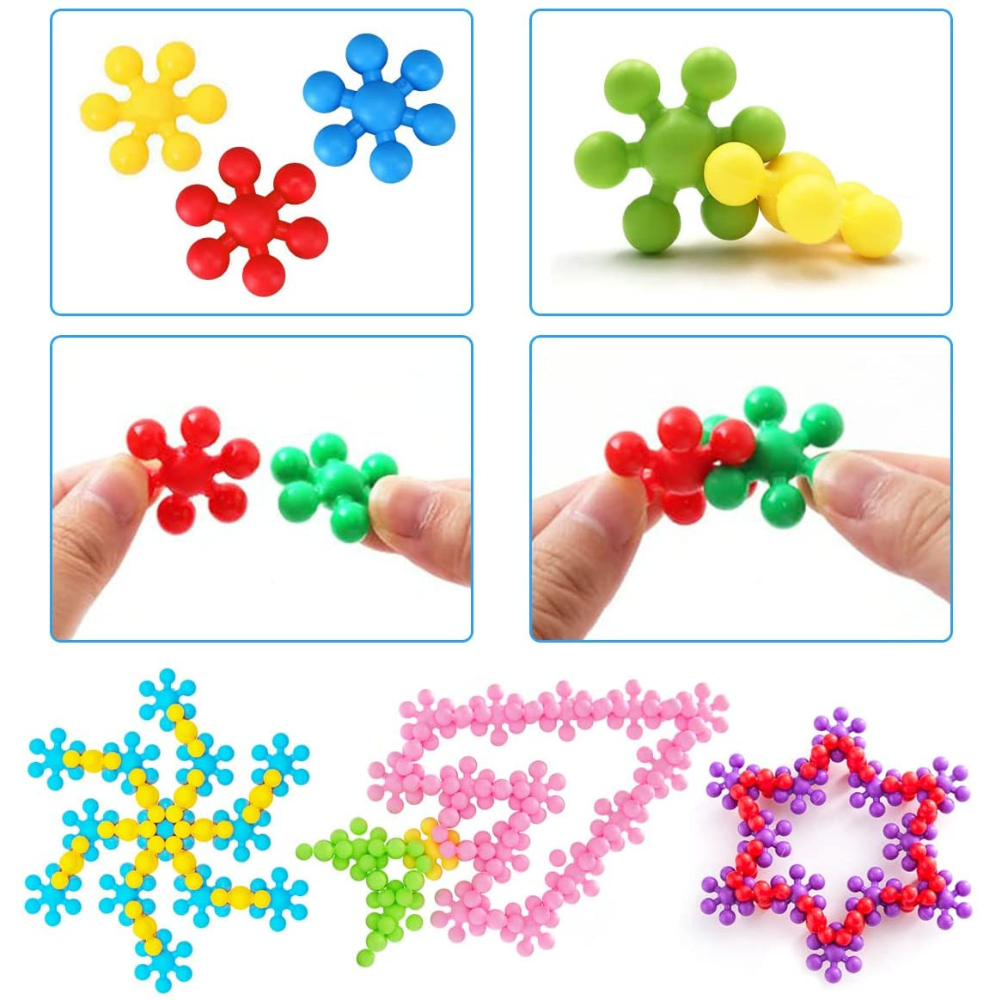 VIMEDA | Snowflake Building Blocks™ (120 stk sett)