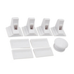 VIMEDA | Magnetic Cabinet Lock (4 låser + 1 nøkkel)