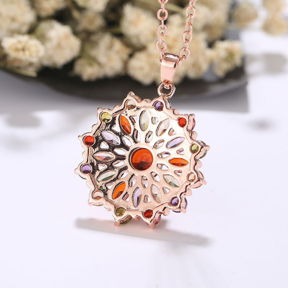 VIMEDA  | Zirconia Flower Necklace (1+1 GRATIS)