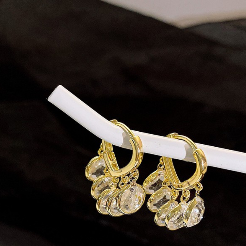 VIMEDA | Transparent Crystal Earrings™ (1+1 GRATIS)
