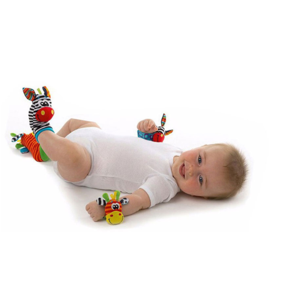VIMEDA | Baby Rattle Socks™ (4 stk Håndleddssokk)