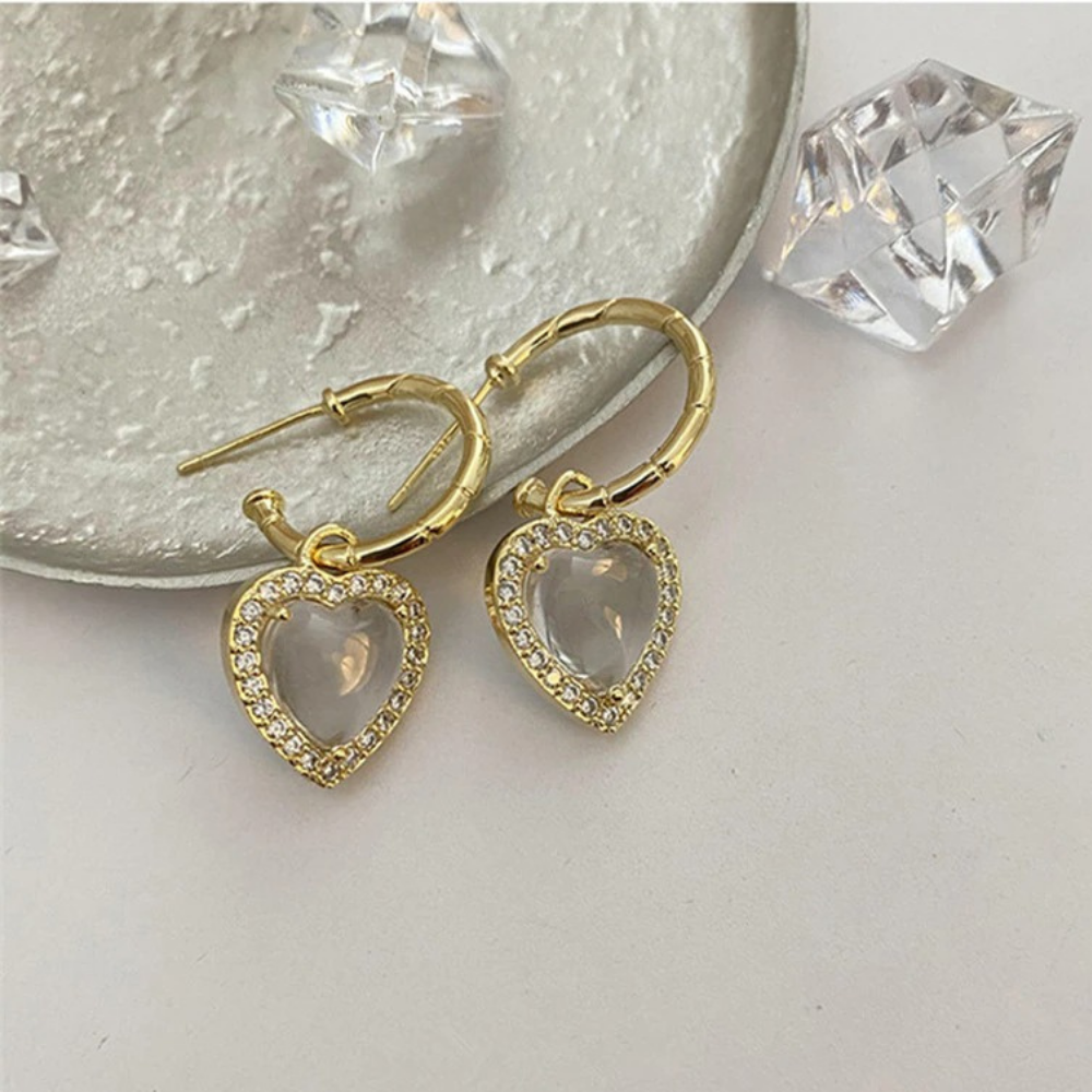 VIMEDA | Clear Heart Earrings™ (1+1 GRATIS)