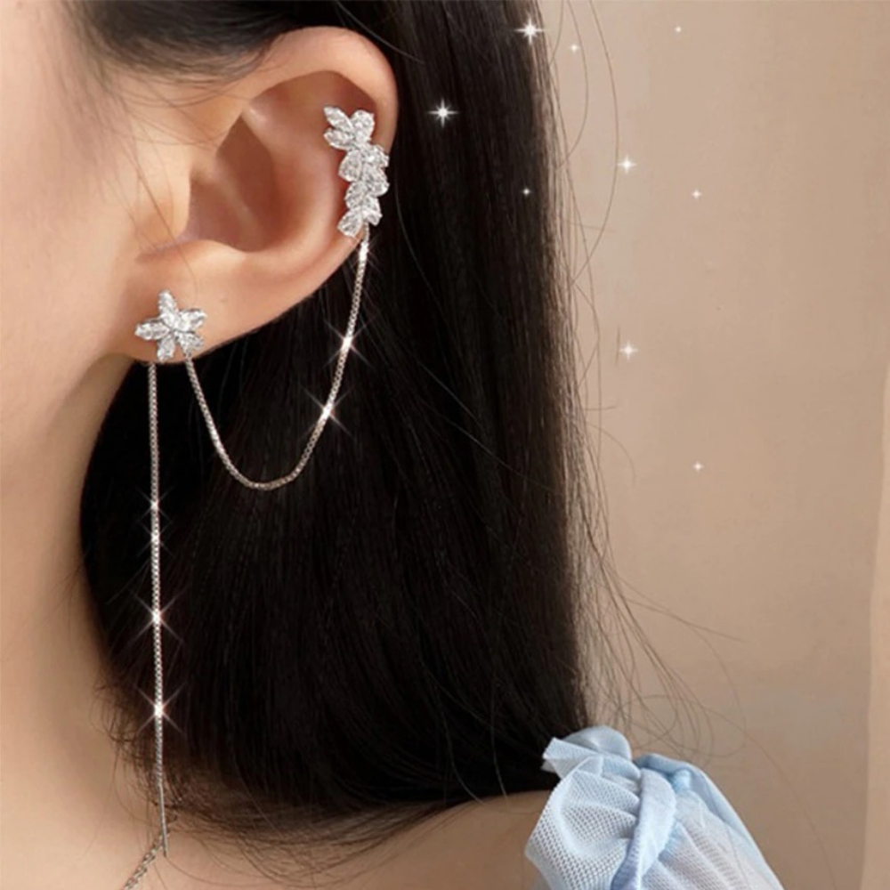 VIMEDA | Flower Threader Earrings™ (1+1 Paar GRATIS)