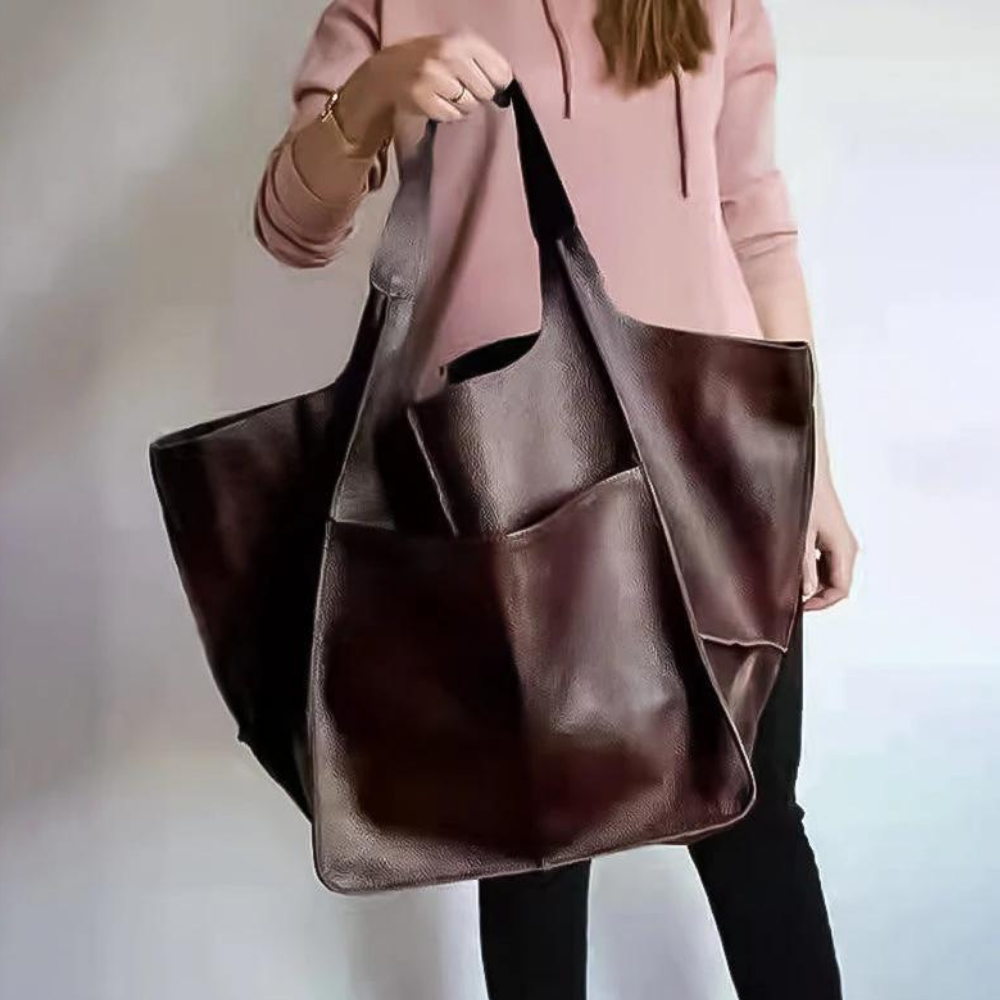 VIMEDA | XL Leather Tote Bag™