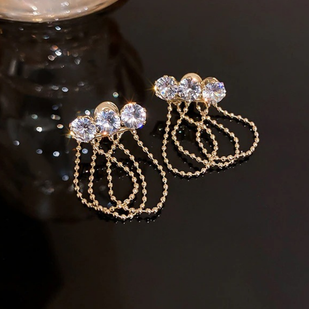 VIMEDA | Chain Crystal Earrings™ (1+1 GRATIS)