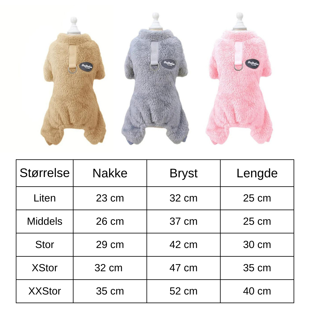 VIMEDA | Fleece Pet Overall™