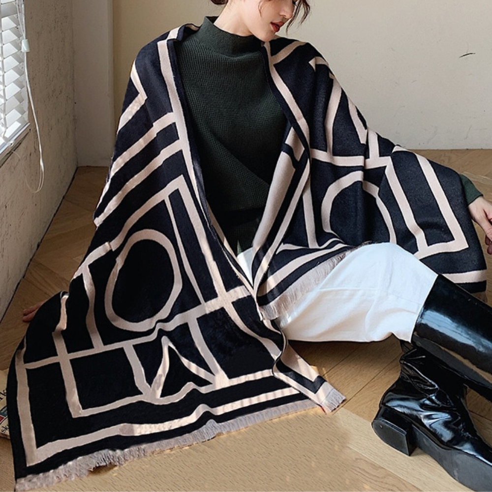 VIMEDA | Geometric Winter Scarf™