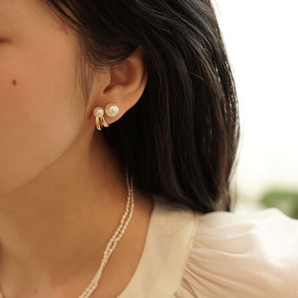 VIMEDA | Huggie Pearl Earrings™ (1+1 GRATIS)