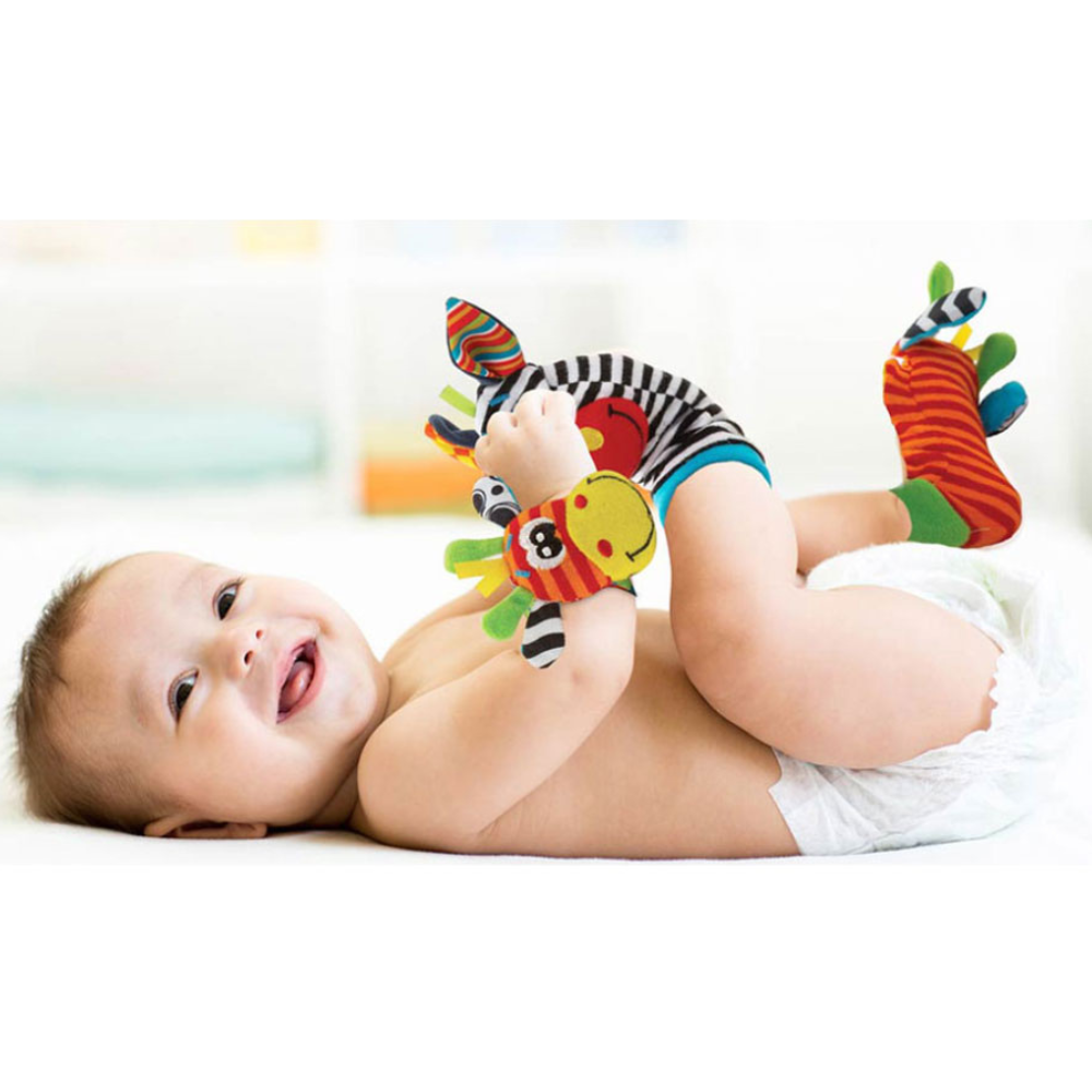 VIMEDA | Baby Rattle Socks™ (4 stk Håndleddssokk)