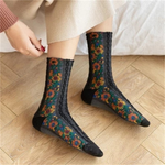 VIMEDA | Vintage Embroidered Socks (2+2 GRATIS)