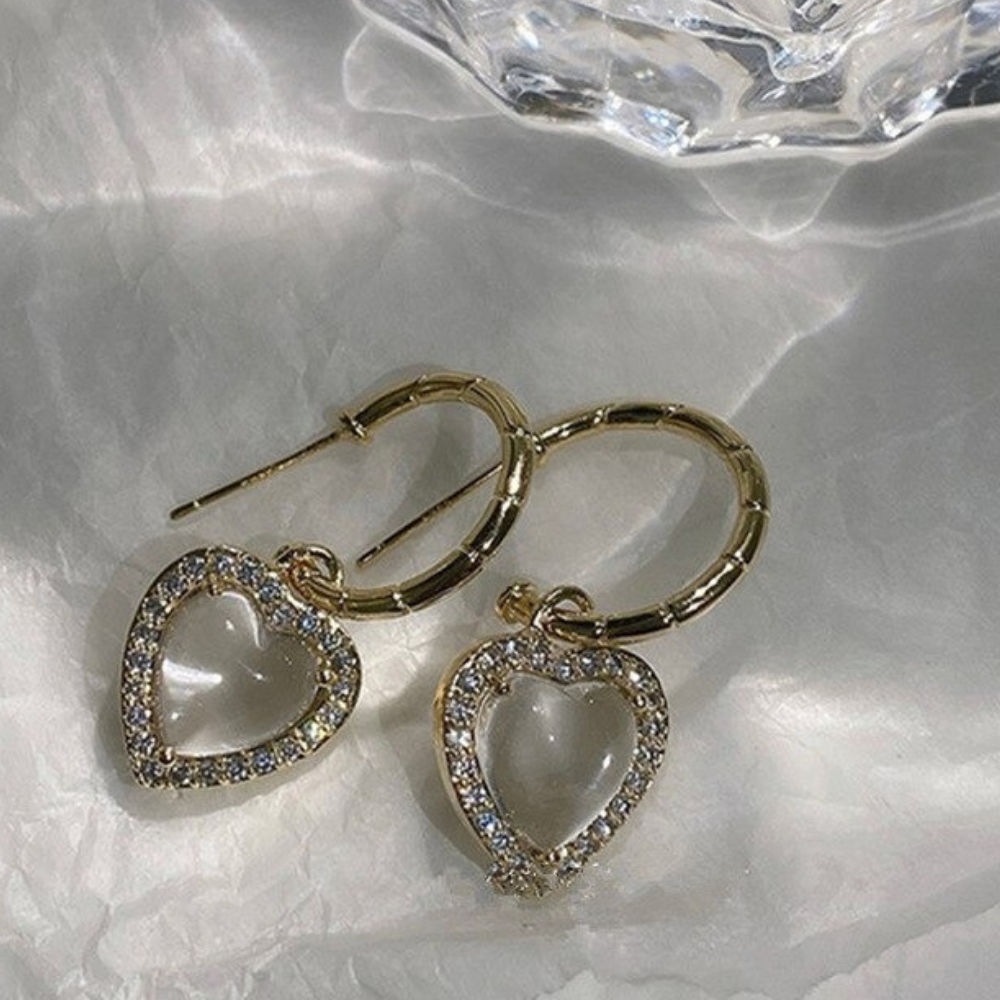 VIMEDA | Clear Heart Earrings™ (1+1 GRATIS)