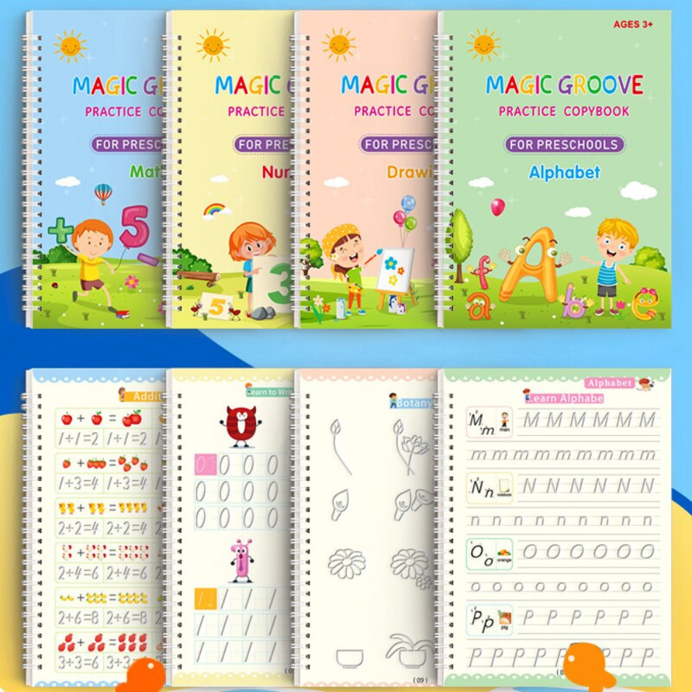 VIMEDA | Magic Copybooks™ (4 stk sett)