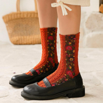 VIMEDA | Vintage Embroidered Socks (2+2 GRATIS)
