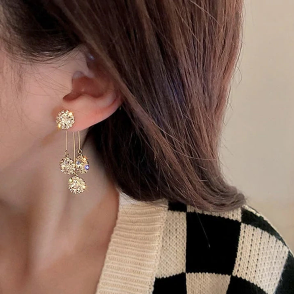 VIMEDA | Zircon Flower Earrings™  (1+1 Paar GRATIS)