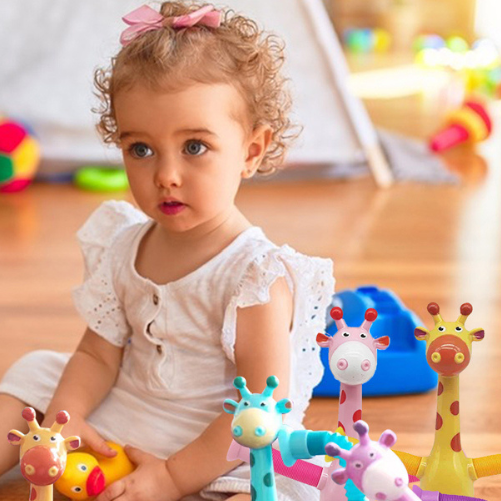 VIMEDA | Giraffe Tube Toy™ (4 stk)