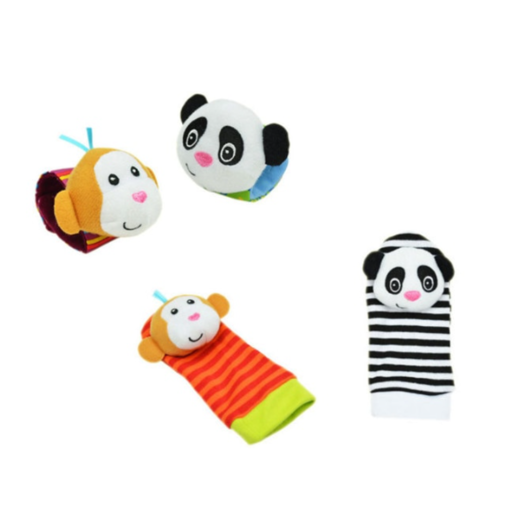 VIMEDA | Baby Rattle Socks™ (4 stk Håndleddssokk)