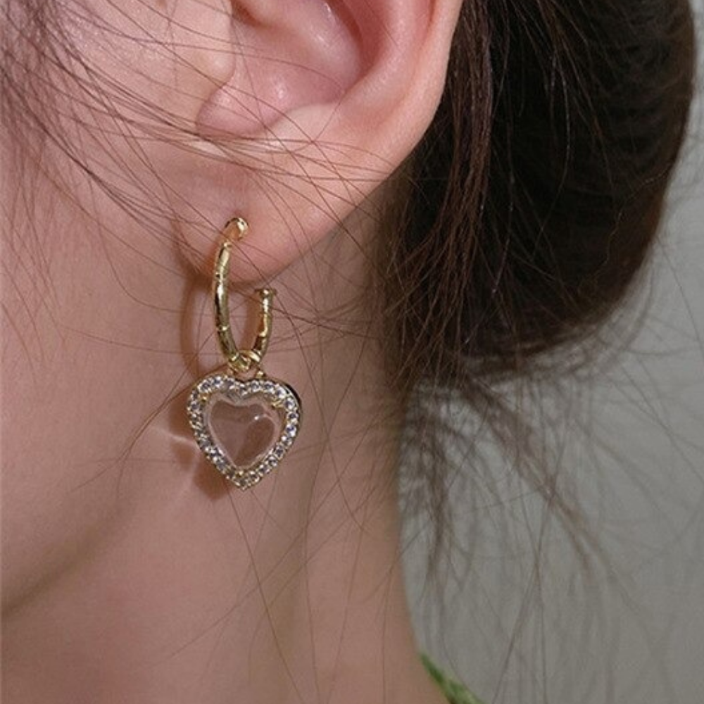 VIMEDA | Clear Heart Earrings™ (1+1 GRATIS)