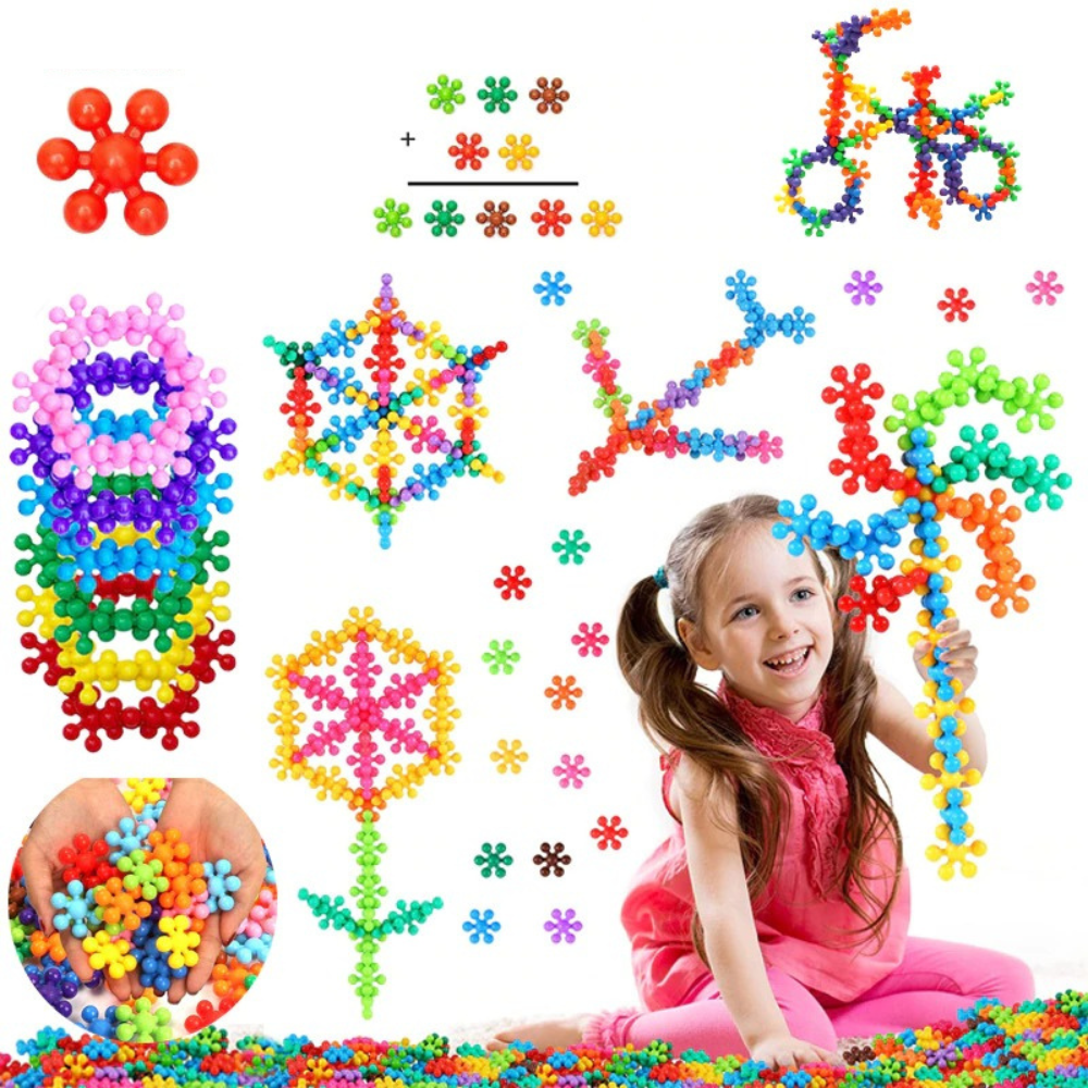 VIMEDA | Snowflake Building Blocks™ (120 stk sett)