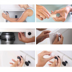 VIMEDA | Magnetic Cabinet Lock (4 låser + 1 nøkkel)