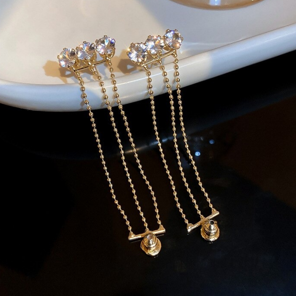VIMEDA | Chain Crystal Earrings™ (1+1 GRATIS)