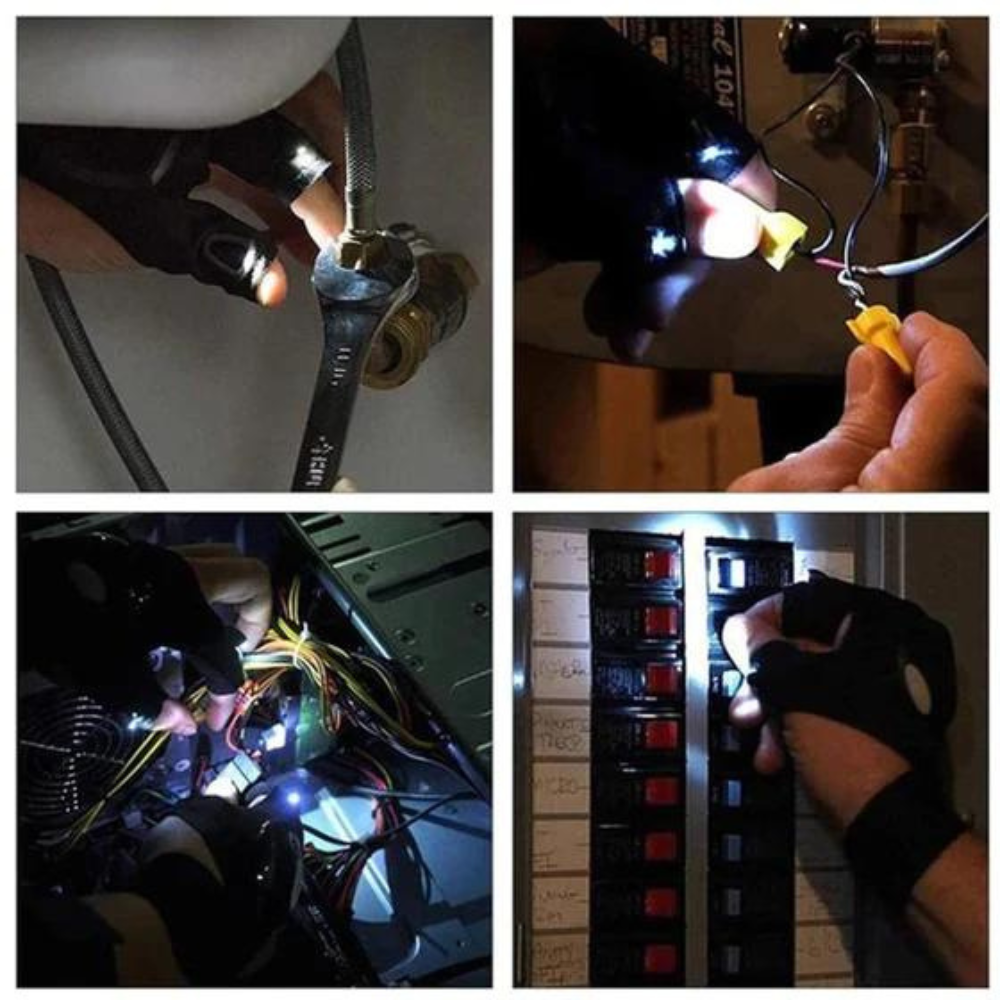 VIMEDA | LED Flashlight Gloves™  (1 par)