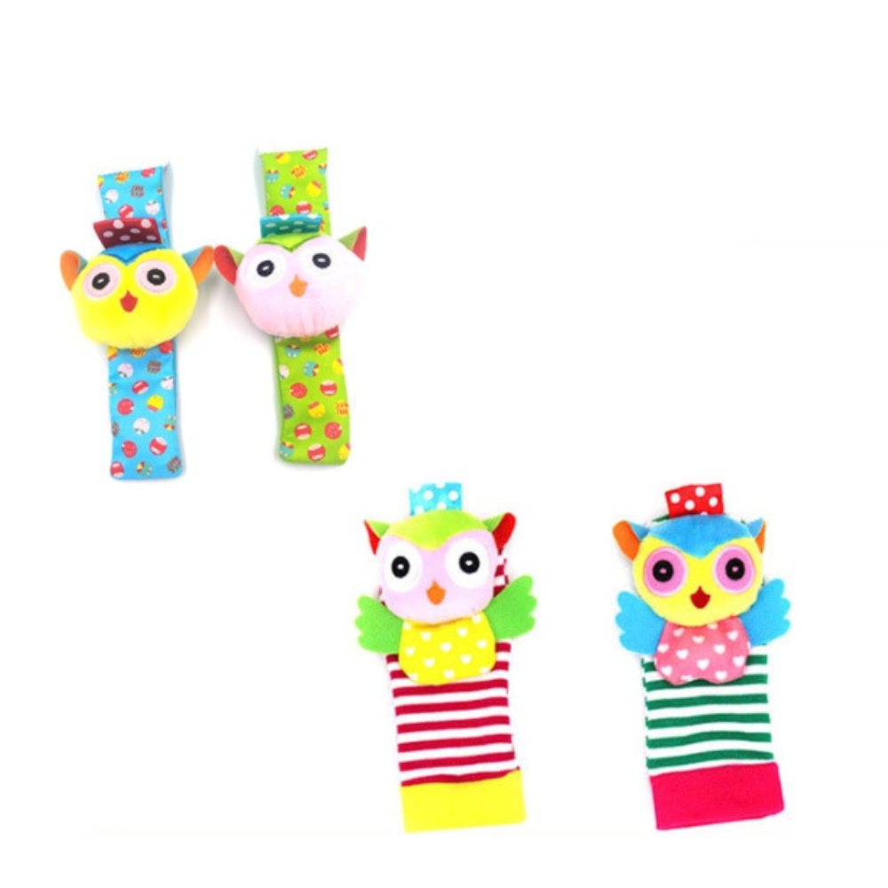 VIMEDA | Baby Rattle Socks™ (4 stk Håndleddssokk)