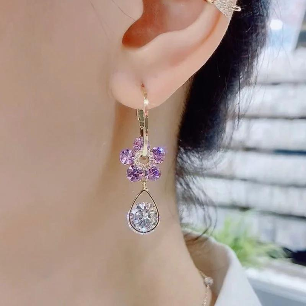 VIMEDA | Flower Crystal Earrings™ (1+1 Par GRATIS)
