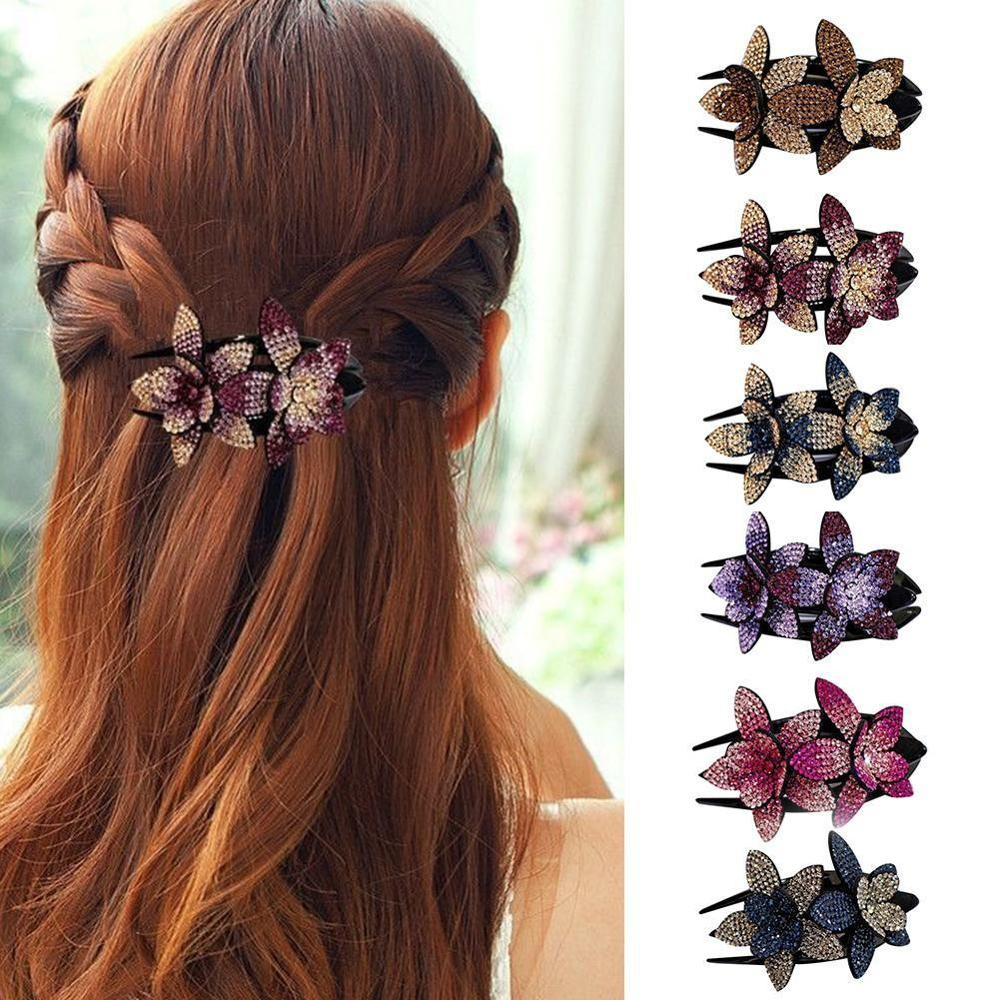 VIMEDA | Floral Rhinestone Hairpin™  (1+1 GRATIS)