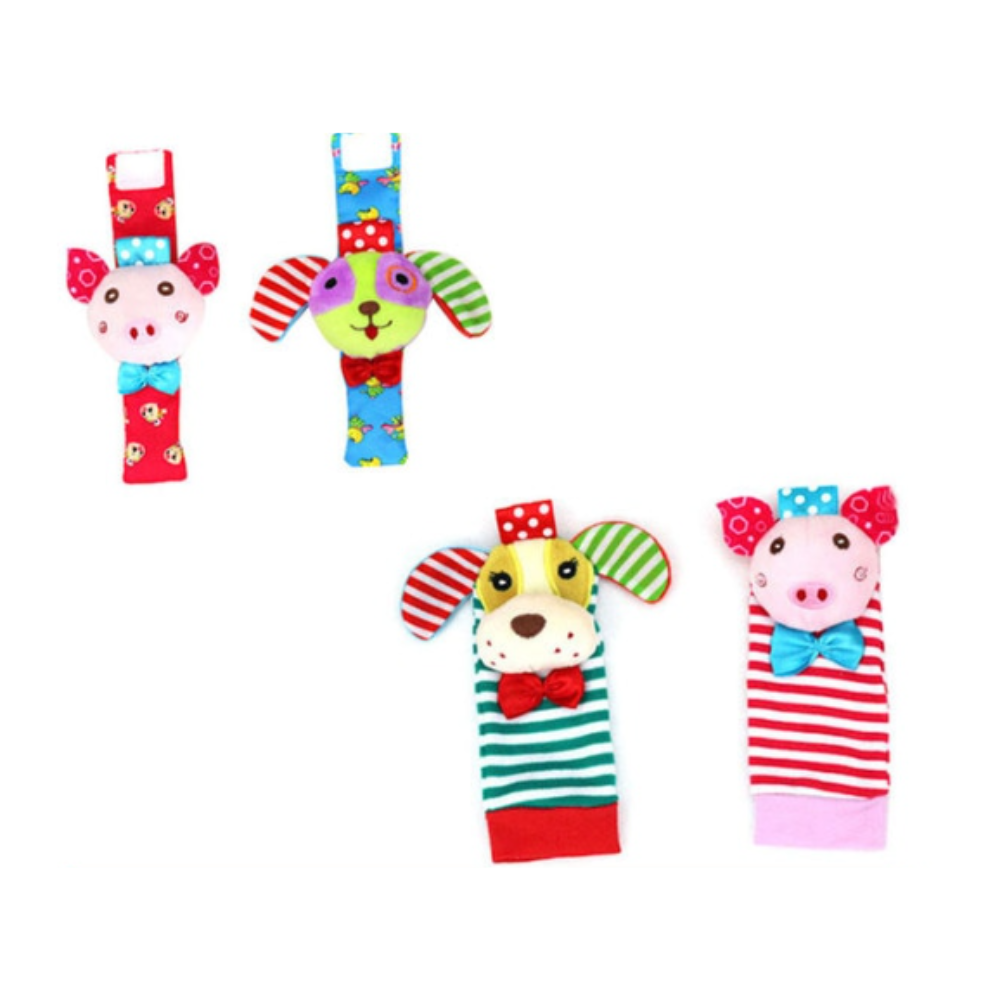 VIMEDA | Baby Rattle Socks™ (4 stk Håndleddssokk)