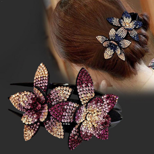 VIMEDA | Floral Rhinestone Hairpin™  (1+1 GRATIS)