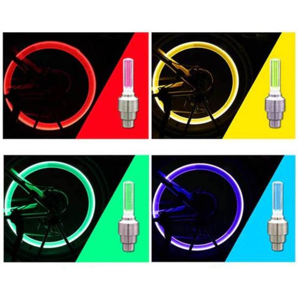 VIMEDA | LED Wheel Lights™ (1 sett med 2 + 1 sett med 2 GRATIS)