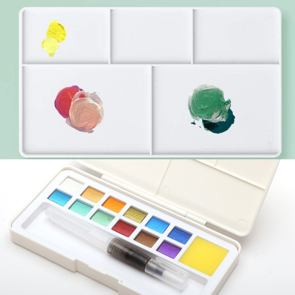 VIMEDA | Metallic Watercolor Set™ (sett med 12)