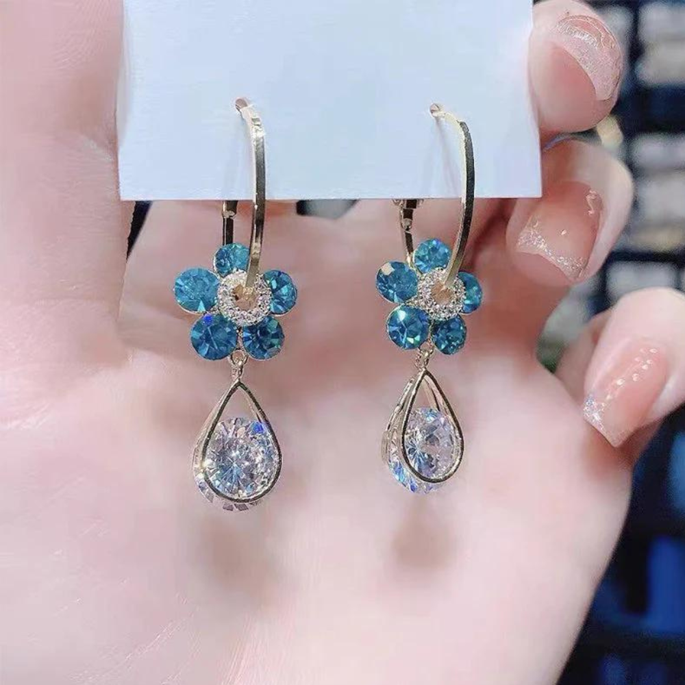VIMEDA | Flower Crystal Earrings™ (1+1 Par GRATIS)