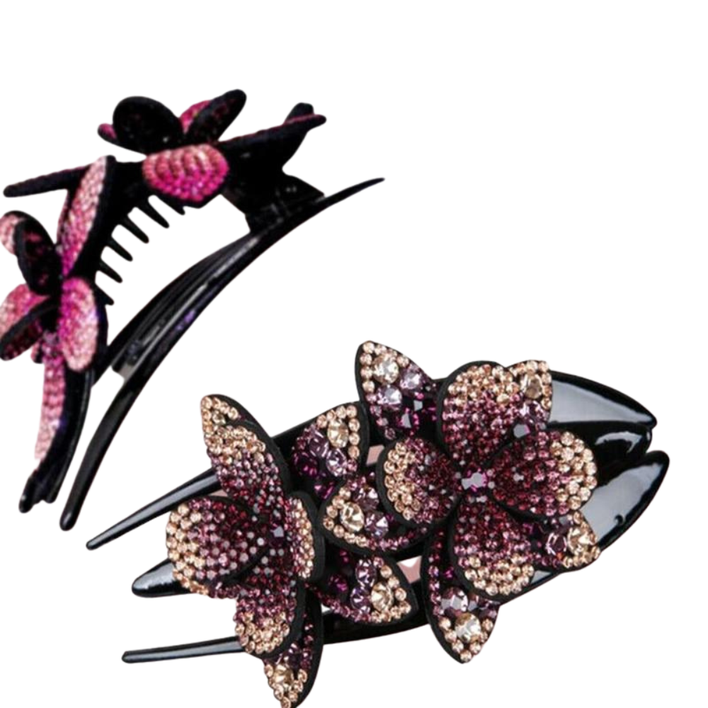 VIMEDA | Floral Rhinestone Hairpin™  (1+1 GRATIS)