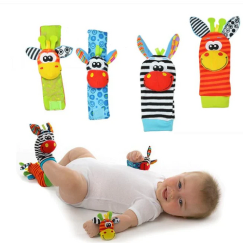 VIMEDA | Baby Rattle Socks™ (4 stk Håndleddssokk)