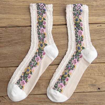 VIMEDA | Vintage Embroidered Socks (2+2 GRATIS)