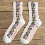 VIMEDA | Vintage Embroidered Socks (2+2 GRATIS)