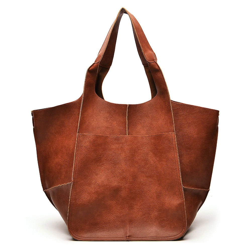 VIMEDA | XL Leather Tote Bag™