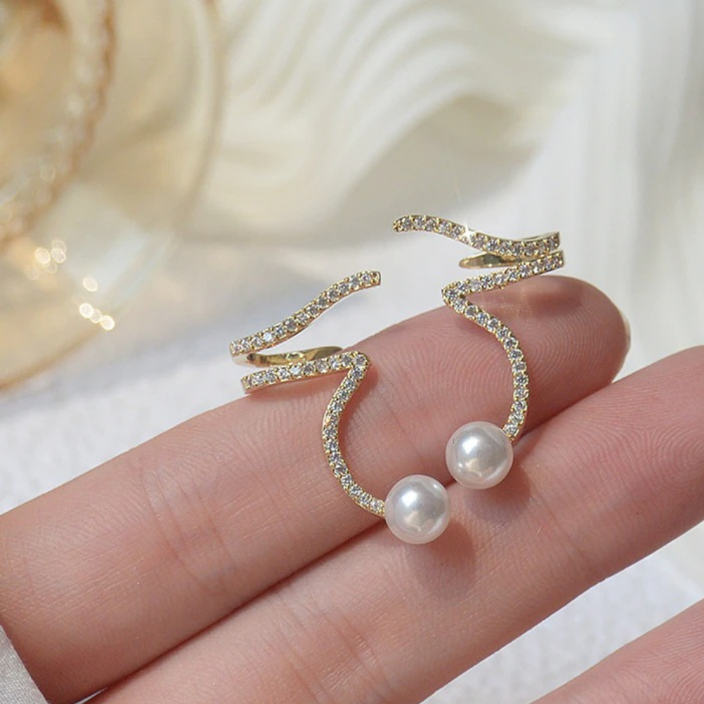 VIMEDA | Twisted Pearl Earrings (1+1 GRATIS)